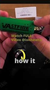 Vastfire UV 365nm 60W Flashlight Teardown UV LED Module BRC 26650 battery Compartment Part 1
