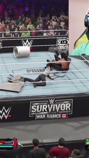 Roman Reigns TRAPS Oba Femi for the WIN! 😱 Extreme Rules Match | WWE 2K25 ‪@GamingwithAttitudeboy‬