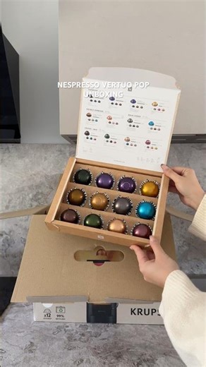 Unboxing my new Nespresso coffee machine ☕️🤍#unboxing #coffeemachine #nespressovertuo