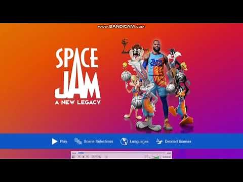 Space Jam: A New Legacy 2021 DVD Menu Walkthrough
