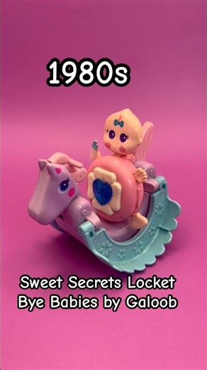 1980s Sweet Secrets Locket Bye Babies by Galoob #nostalgiacore #80stoys #toyshorts