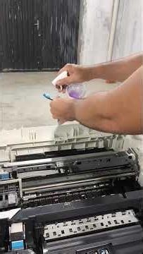 How to clean printer rollers, HP, EPSON and Brother, cleaning the encoder strip with a cotton swab