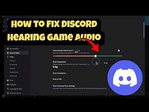 How to fix Discord hearing game audio