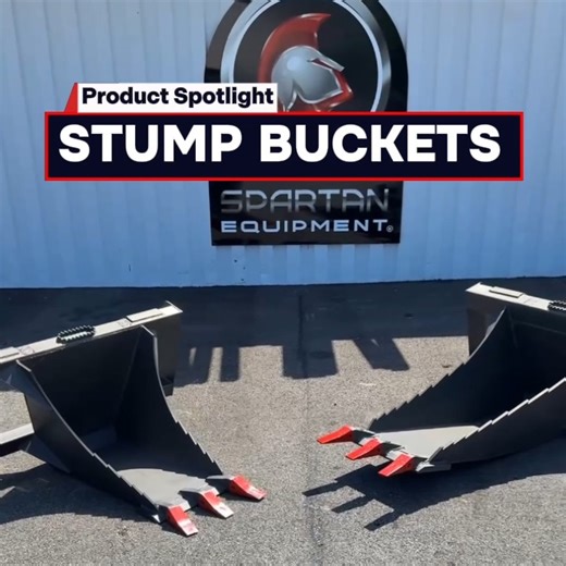 Spotlight on Power: See our Professional Series and Industrial Series Stump Buckets up close! Built for tough jobs and engineered for performance, these attachments tackle any stump with ease. Watch the video for a behind-the-scenes look from our warehouse! Ready to upgrade your skid steer? Visit Spartan Equipment today. Professional Series: https://www.spartanequipment.com/products/skid-steer-stump-bucket-attachment-professional-series.html Industrial Series: https://www.spartanequipment.com/pr
