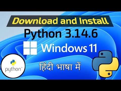 How to download and install Python 3.14.6 on Windows 11
