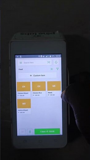 Pine Labs Mini POS for Restaurant | Billing + Payment in One Device #pinelabs #billingsoftware