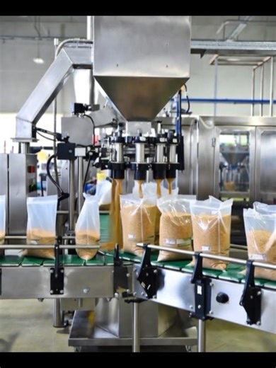 Fertilizer packing process in digital factories #foryou #farming