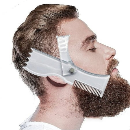 Beard Shaper Kit - Premium Shaping Tool - 100% Clear | Many Styles - The Ultimate Beard/Hair Lineup - Beard Stencil Guide Template 360 Rotation - Walmart.ca
