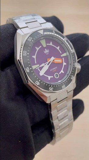 Men's silver Phoibos watch Depth Hunter 300M PY060H Automatic 40MM