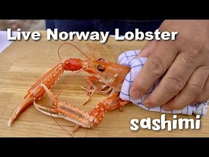Fresh Norway Lobster Sashimi From The Faroe Islands In 5 Mins.