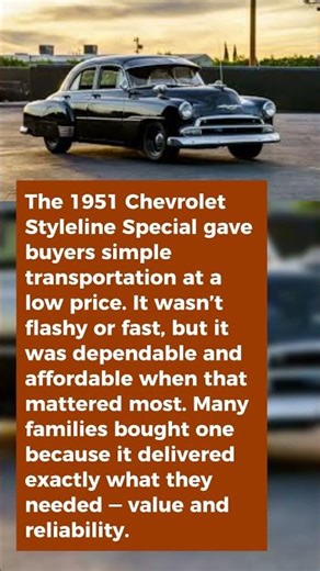 This Was Chevy’s Cheapest Car in 1951