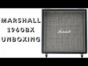 Marshall 1960BX 4x12 Cabinet w/ Greenbacks Unboxing Video