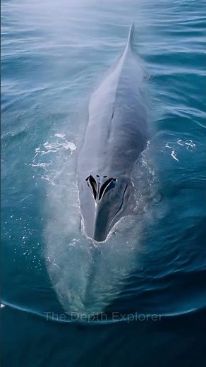 A blue whale beneath the surface barely looks real… 🐋 #whale #wildlife #marinelife #ocean