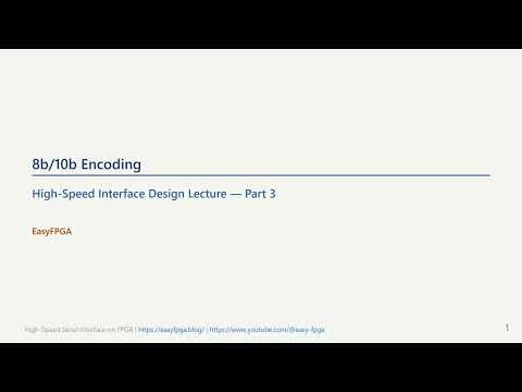 고속 인터페이스 설계 - Part 3: 8b/10b 인코딩High-Speed Interface Design — Part 3: 8b/10b Encoding