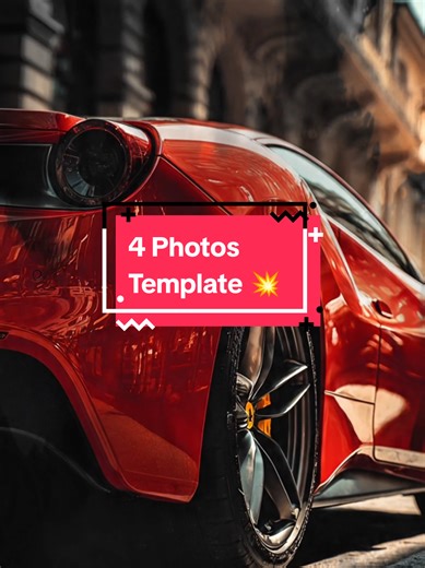 Plantilla de 4 Fotos para CapCut 2026