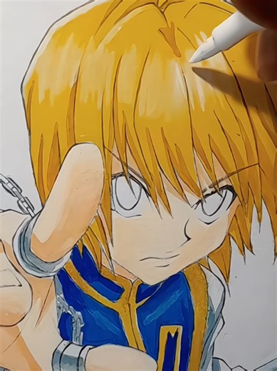 Gambarin kembaran Armin, Kurapika 👁❤️ #fyp #draw #hunterxhunter #kurapika #art