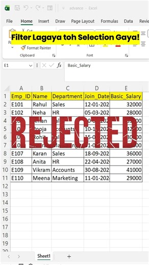 ❌ Stop Using Filters in Excel! Use This Pro Trick Instead 🚀