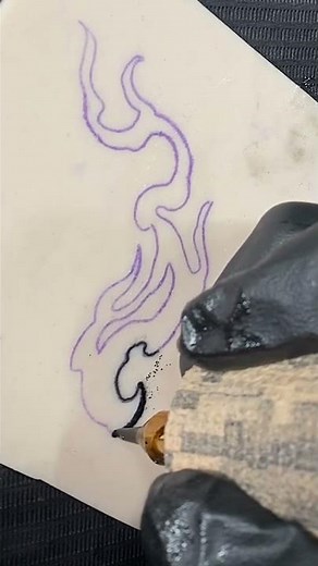 Tattoo Lining Techniques Practice For Beginners #Tip2