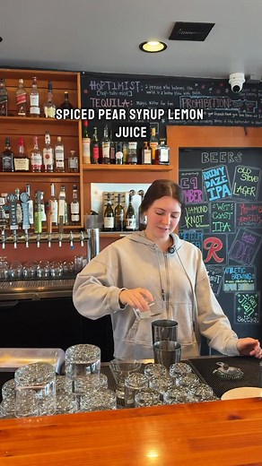 18 reactions | Make a Pear Martini with us! Our delicious mix is made with vodka, spiced pear syrup, lemon juice, and ice, perfect for sipping on a beautiful fall day.Come by and treat yourself! | The Hub Gig Harbor | Facebook