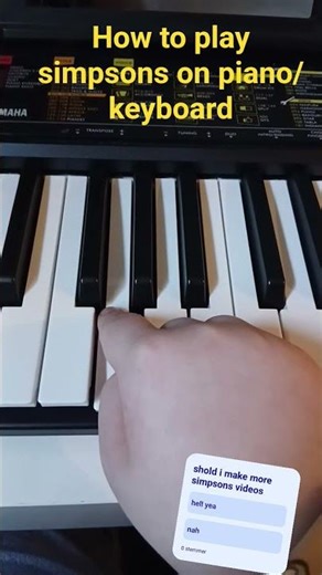 simpsons on piano/keyboard