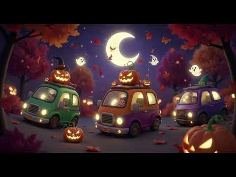 56️⃣ Halloween & Spooky Vehicles 🎃👻🚗 2 | Kids Halloween Adventure & Sing-Along