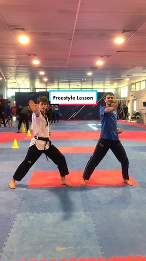 Freestyle Taekwondo Training Lesson for Olympic Champion