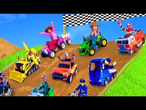 The Kids host a Toy Car Race