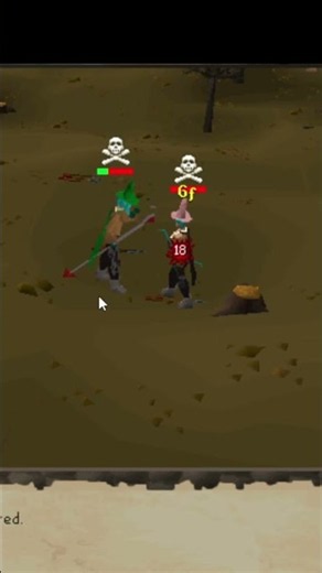 2004scape Dragon battle axe pk! #shorts