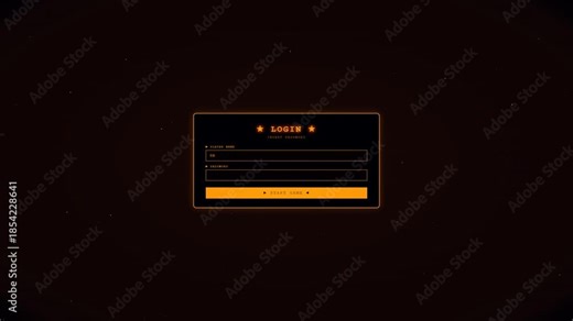 Computer administrator login and hacking animation sequence showing user interface and network activity
