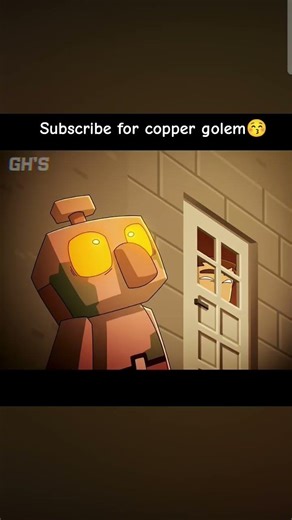||copper golem forever working in minecraft|| #7x7 #minecraft #mcpe #funny @TechnoGamerzOfficial