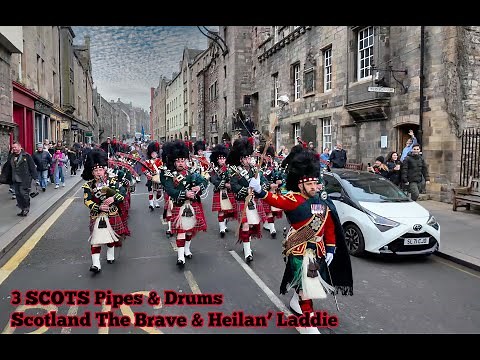 Scotland The Brave & Heilan' Laddie - 3 SCOTS P&D