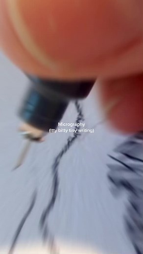 Micrography: The Art of Tiny Writing