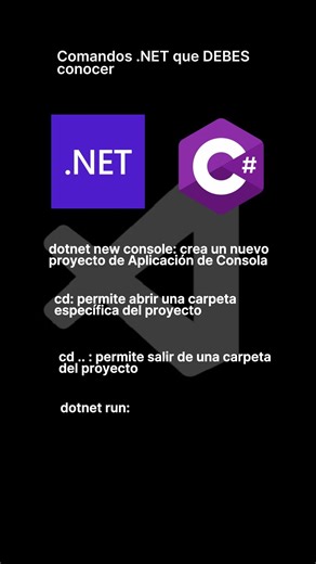 Comandos .NET que DEBES conocer #programming #coding #code