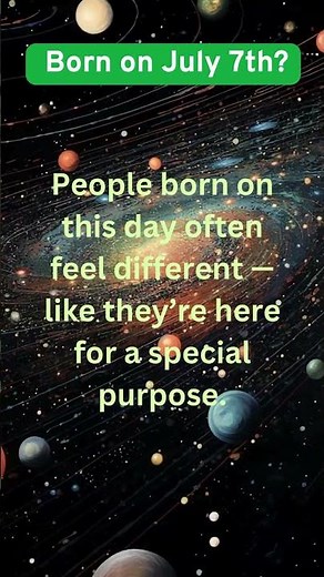 Why July 7th Birthdays Are Rarest #july7thbirthday #zodiacsign #shortsfeed #zodiacshorts