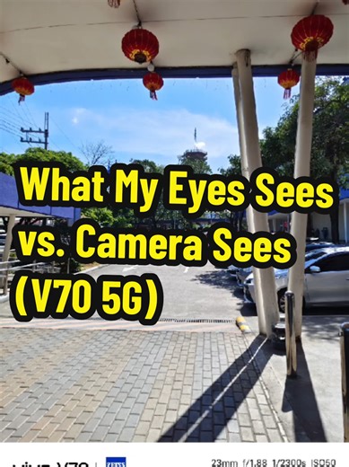 Experience the V70: What Your Eyes See vs. the Camera