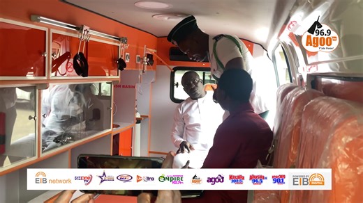 Kwahu West MCE Hands Over New Ambulance to Municipal Ambulance Service The Municipal Chief Executive (MCE) for Kwahu West, Hon. Halidu Tamimu, has officially handed over a new ambulance to the Kwahu West Ambulance Service. Hon. Tamimu explained that the municipality’s ambulance was involved in an accident on 11th October 2025, which left him deeply concerned about emergency response in the area. He therefore wrote to the national headquarters requesting two new ambulances for the municipality. W