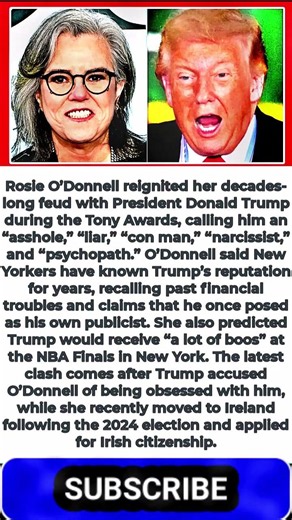 'A**hole And A Liar': Rosie O'Donnell Renews Feud With 'Psychopath' Trump