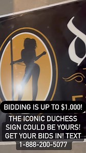 Duchess sign is sitting at $1,200 but I know someone is questioning whether they should bid and the answer is ABSOLUTELY YES! Text us at 1 888-200-5077 and place your bid now. This beautiful piece of art is a must-have for all you art collectors. Bidding ends at 9:00am this morning. Bids increase in $50 increments, and every penny goes to People In Motion | K97.5 - Kamloops' Classic Rock