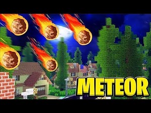 How to make a WORKING METEOR in minecraft bedrock!!