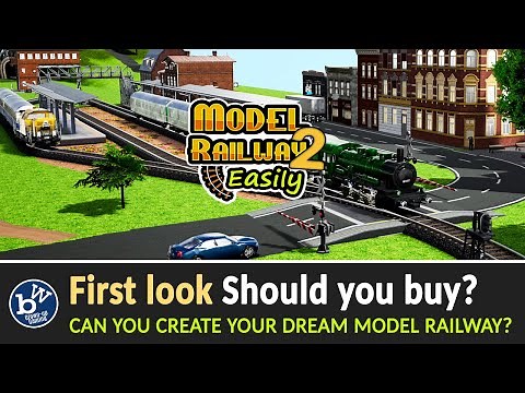 Model Railway Easily 2 first look and impressions. We build a layout looking at the game features