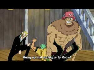 One Piece Funny Moment - Zorro Vs Chopper & Sanji Ennies Lobby