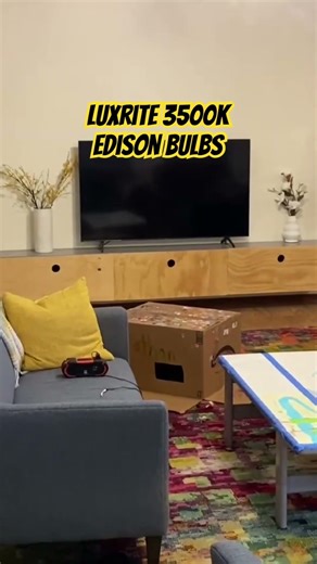 Best Light Bulbs for Home: Luxrite 3500K CCT Vintage Edison Bulbs #lighting #light