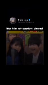 Moments when voice actors get so immersed in their roles that they act as if they're the character themselves! This can happen when they're deeply passionate about the story or during intense scenes requiring a lot of emotion. For example, some anime voice actors become so expressive during recording sessions that they use full-body movements, facial expressions, or even scream and cry, going beyond just "covering" the voice. These moments are what make their performances so compelling, as they 