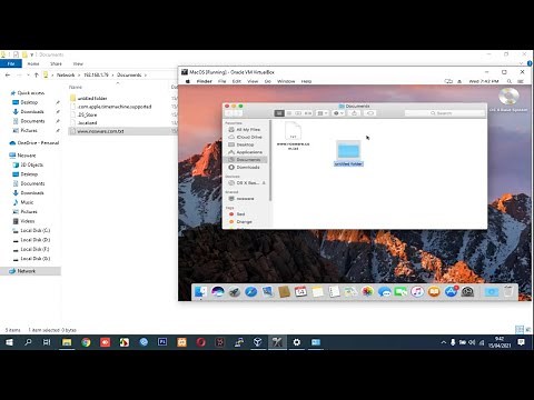 Sharing Folder Windows + Mac OS VirtualBox