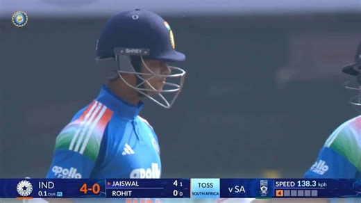 4,WD,4WD,4: India up and running early in first over