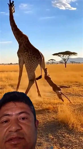 a girafa e forte em #animals