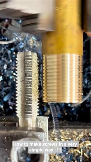 How to make screws in a very simple way...!!!
