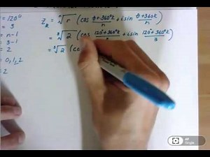 Finding the nth roots of a complex number in polar form