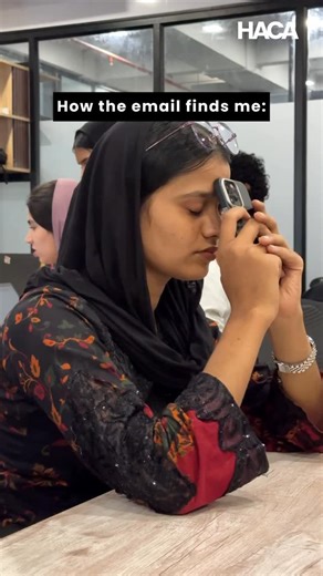 HACA on Instagram: "How the email actually finds me vs. how I wish it would find me.😅"