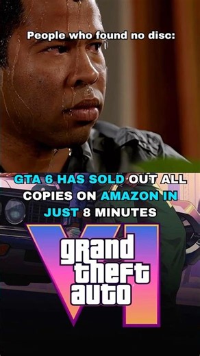 GTA 6 HAS SOLD OUT ALL COPIES ON AMAZON IN JUST 8 MINUTES. 🤯💸 #gta6mapsize #gta6newleaks
